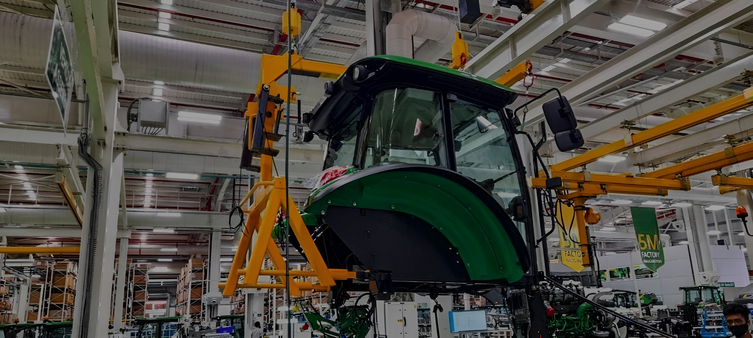 tractor cab lifiting